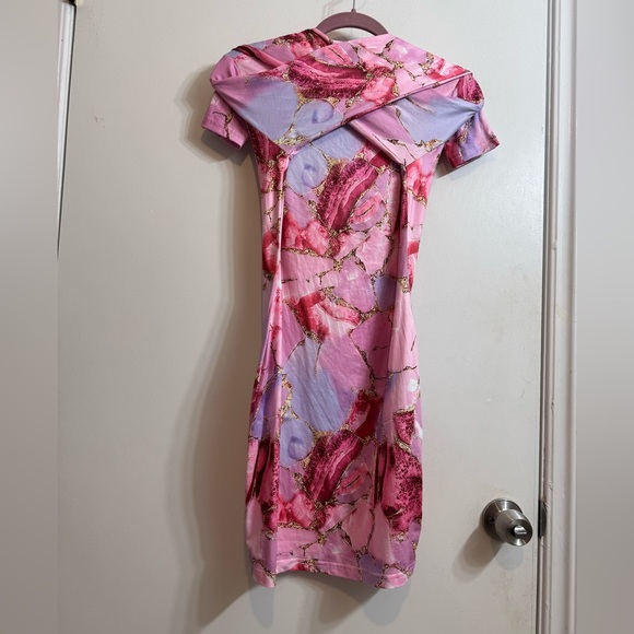 SHEIN Marbelized Bodycon Dress M - Picture 8 of 12